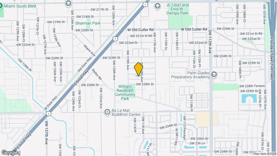 11855 SW 227th St Map and Location Details