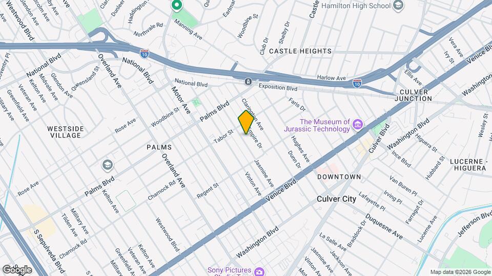 3636 Jasmine Ave, Unit 202 Map and Location Details