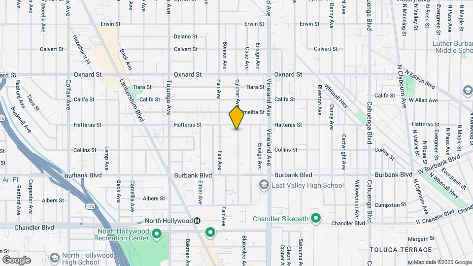 5743 Fulcher Ave Map and Location Details
