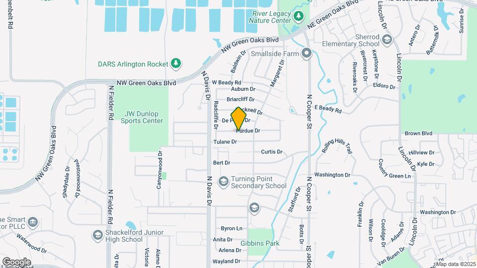 1010 Purdue Dr Map and Location Details