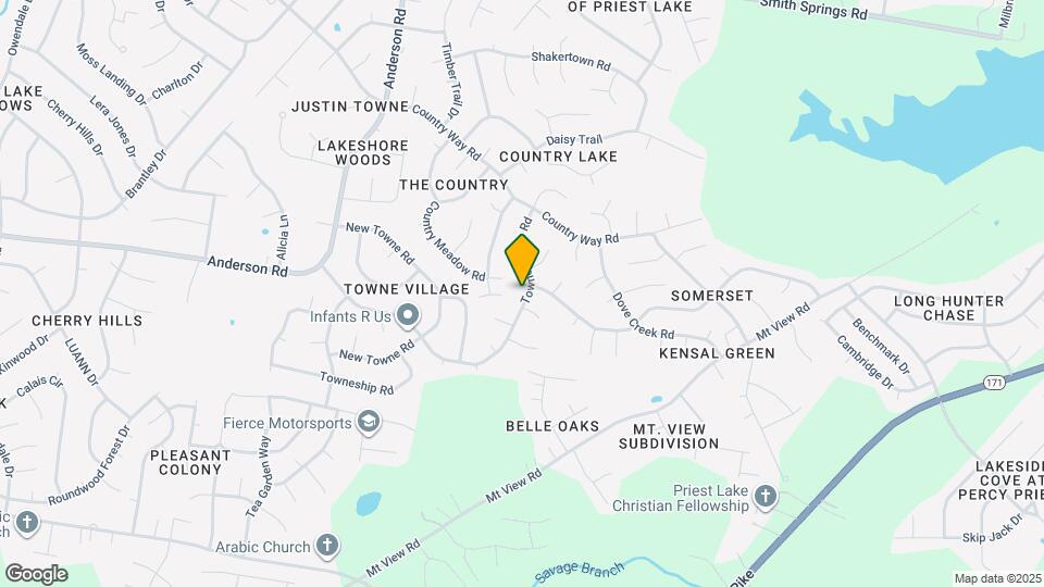 3264 Towne Village Rd Map and Location Details