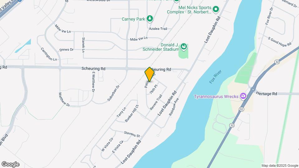 1717 Patriot Way Map and Location Details