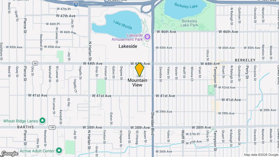 4302 Benton St Map and Location Details