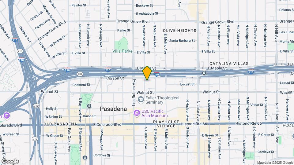 Pasadena Studios Map and Location Details