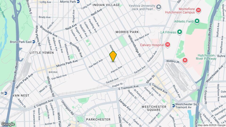 1631 Paulding Ave Map and Location Details