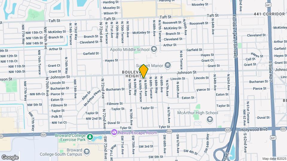 800 N 69th Ave Map and Location Details