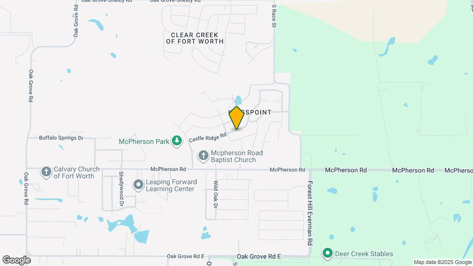 1448 Castle Ridge Rd Map and Location Details