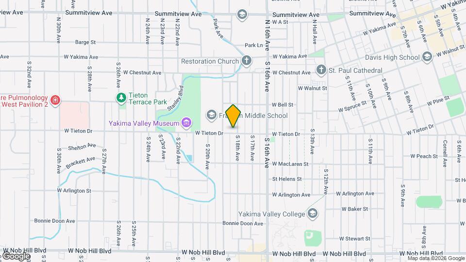 424 S 18th Ave Map and Location Details