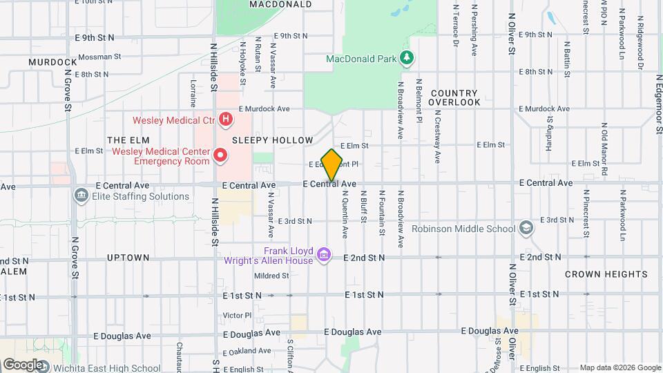 456 N Roosevelt St Map and Location Details