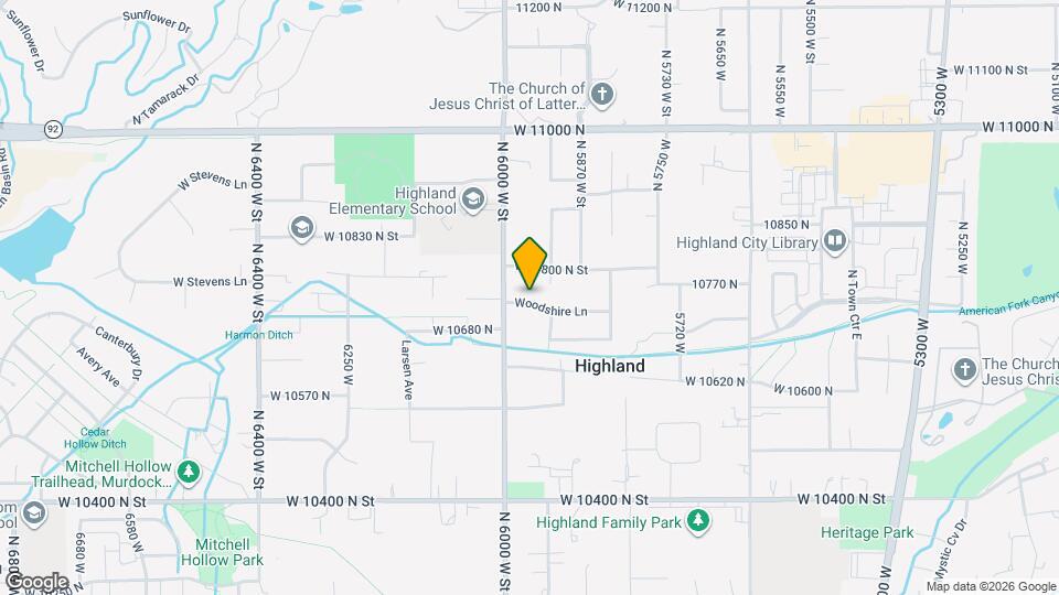 5976 Woodshire Ln Map and Location Details