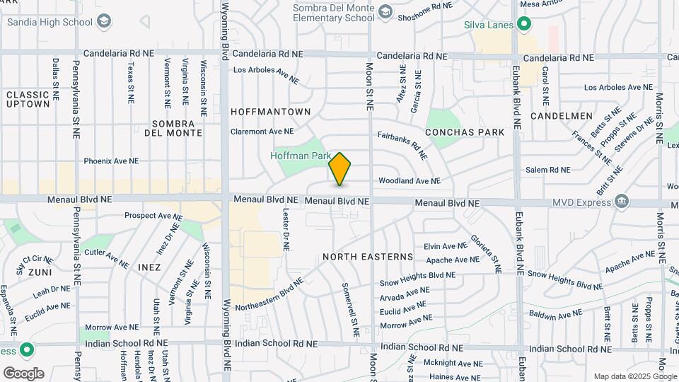 8815 Menaul Blvd NE Map and Location Details