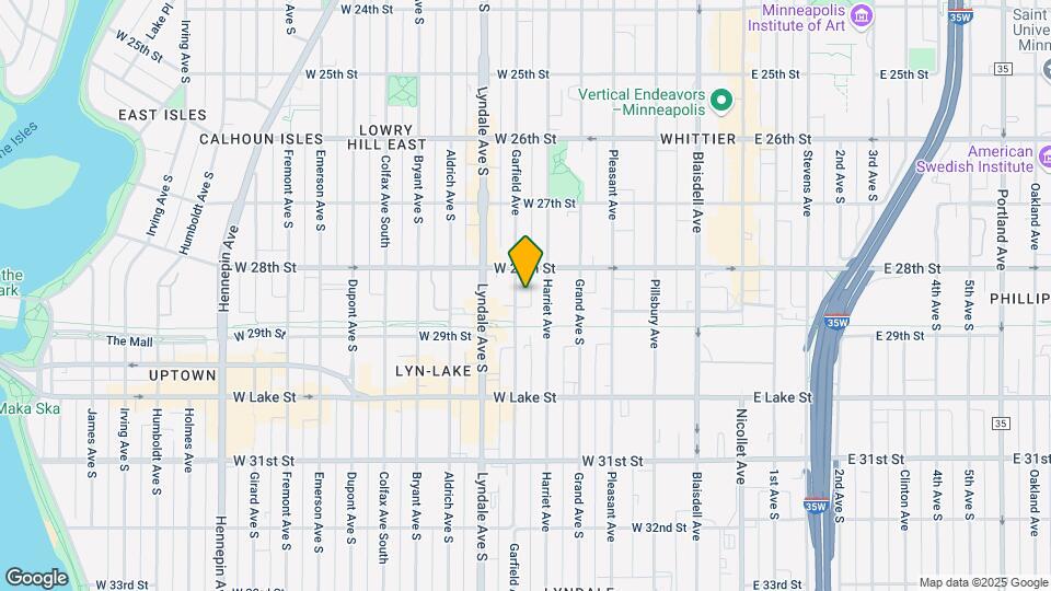 2821 Garfield Ave Map and Location Details