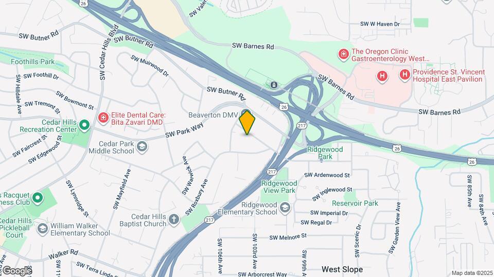 10347 SW Eastridge St Map and Location Details