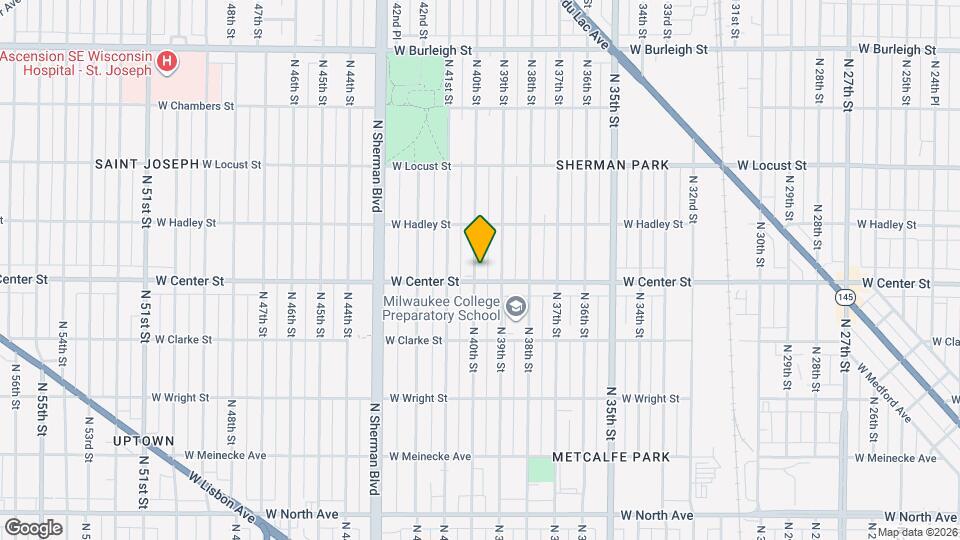 2712 N 40th St Map and Location Details