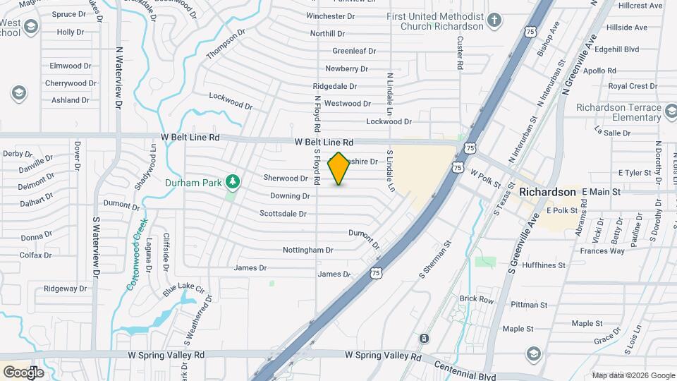 630 Downing Dr Map and Location Details