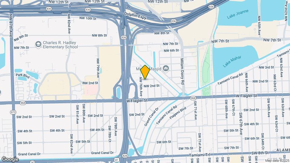 7550 NW 2nd Terrace Map and Location Details