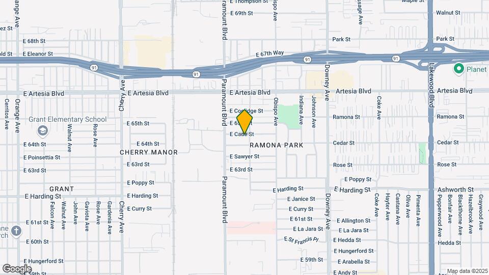 2926 E Cade St, Unit C Mapa y Detalles de la Ubicación
