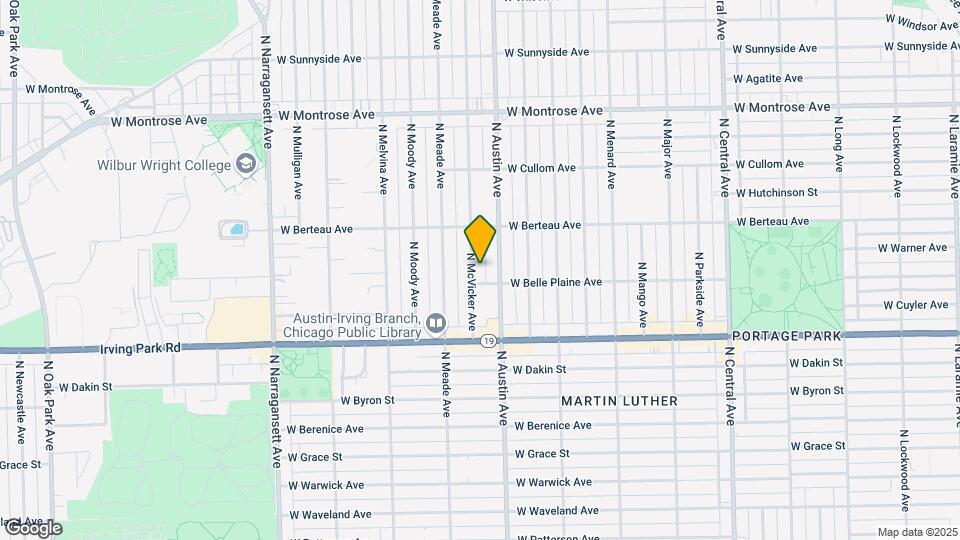 4113 N McVicker Ave Map and Location Details
