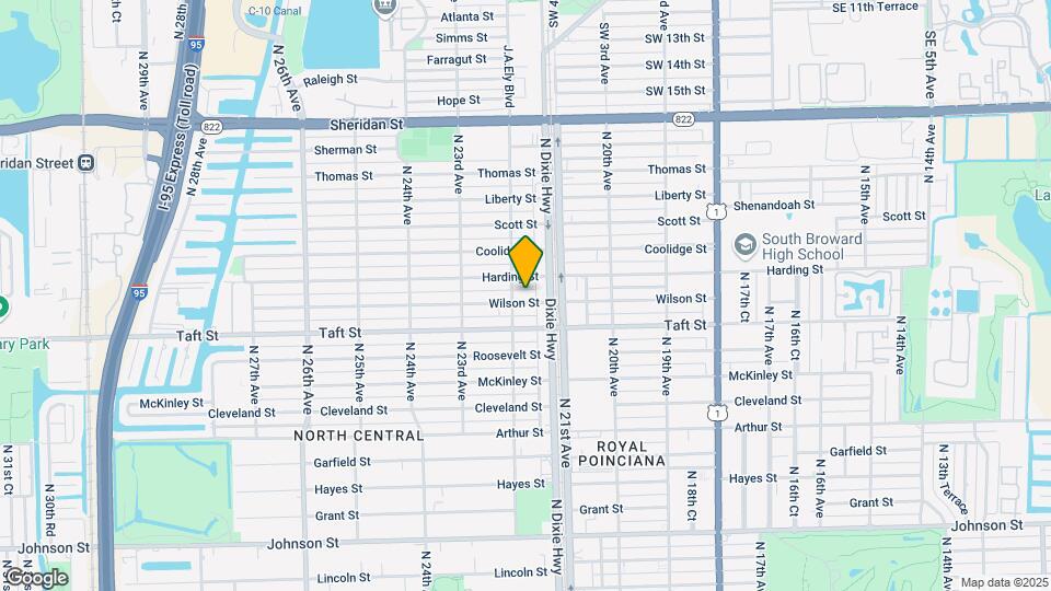 2123 Wilson St Map and Location Details