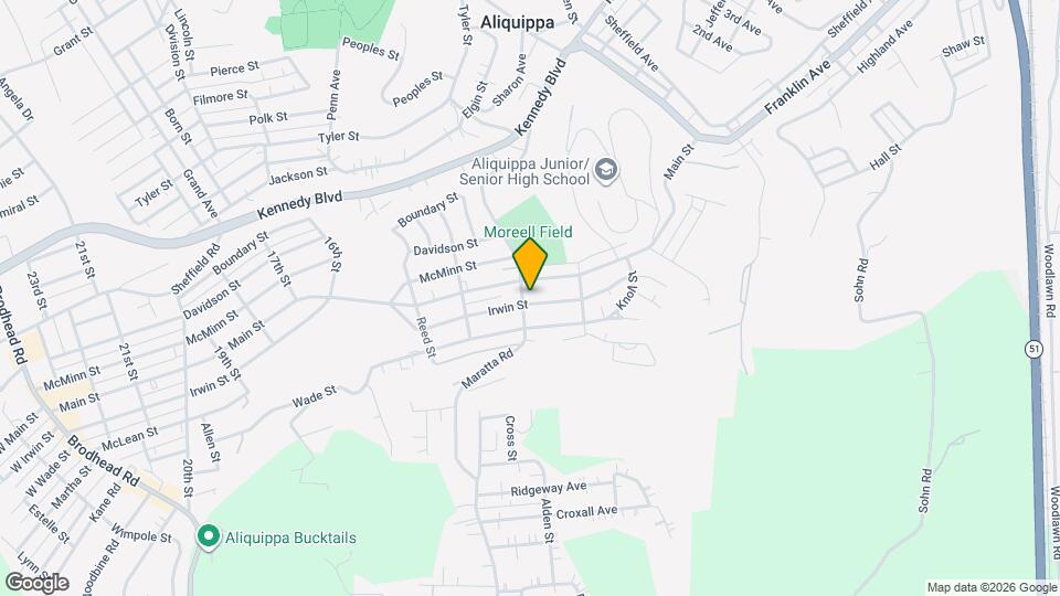 1130 Irwin St Map and Location Details