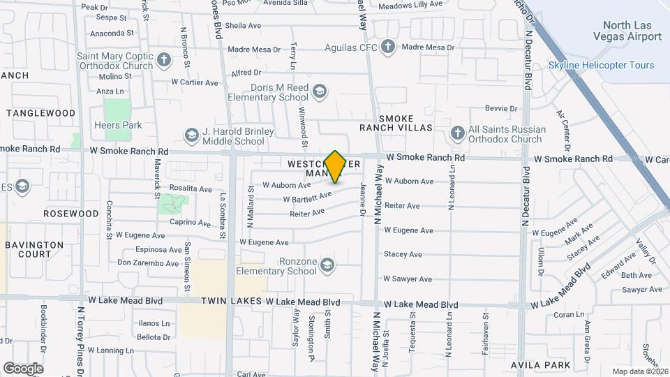 5604 W Bartlett Ave Map and Location Details