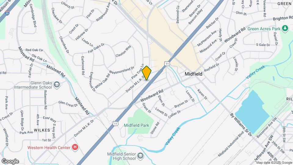 307 Bessemer Super Hwy Map and Location Details