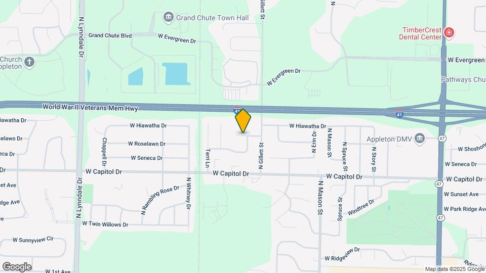 1713 W Greenlawn Ln Map and Location Details