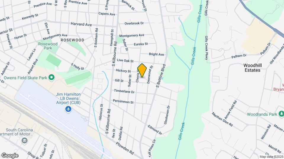 3936 Hickory St Map and Location Details