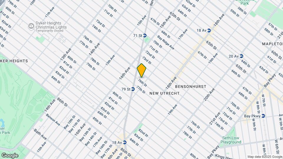 1681 76th St Map and Location Details