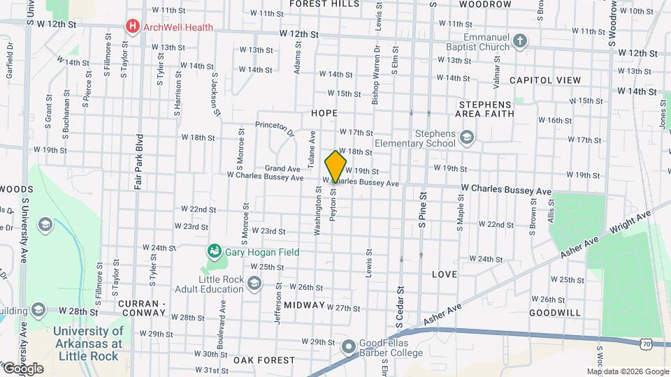 2009 Peyton St Map and Location Details