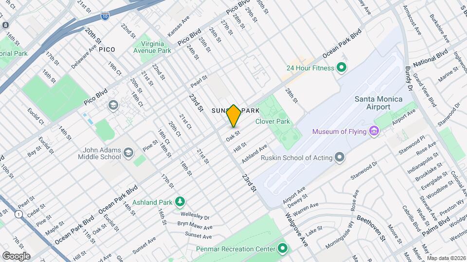 2337 Oak St Map and Location Details