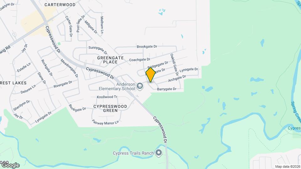 22218 Spring Gate Dr Map and Location Details