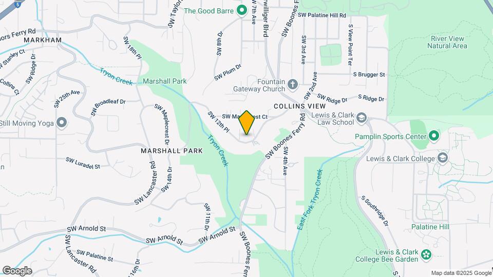 745 SW Maplecrest Dr Map and Location Details