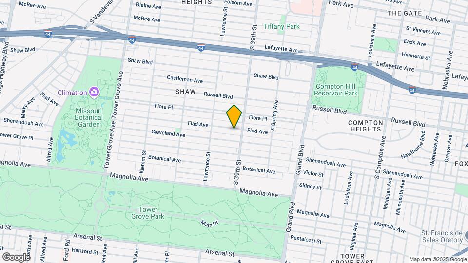 3918 Flad Ave Map and Location Details