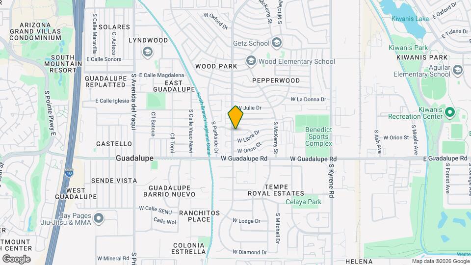 945 W Gemini Dr Mapa y Detalles de la Ubicación