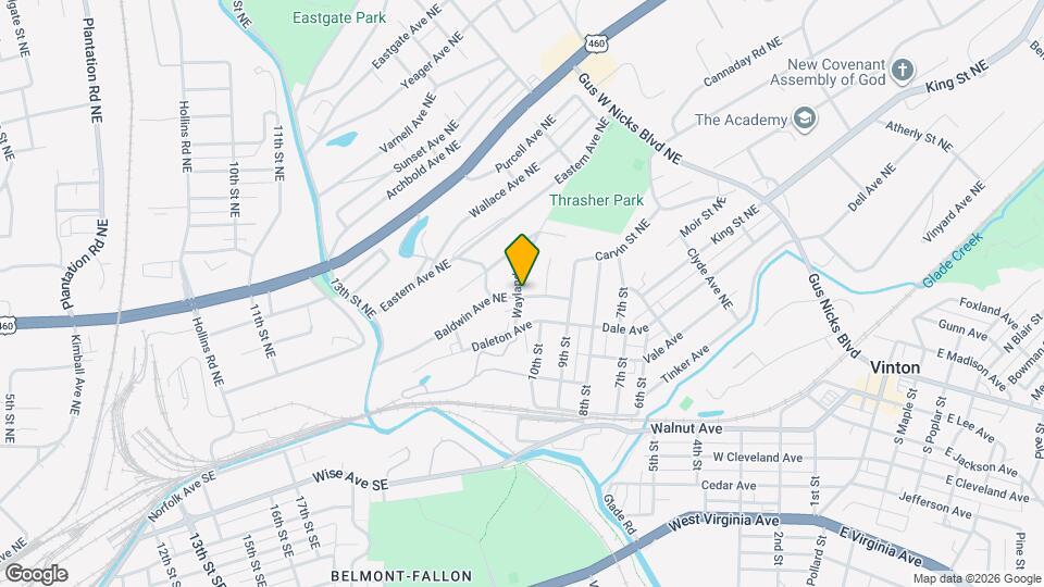 1702 Baldwin Ave NE Map and Location Details