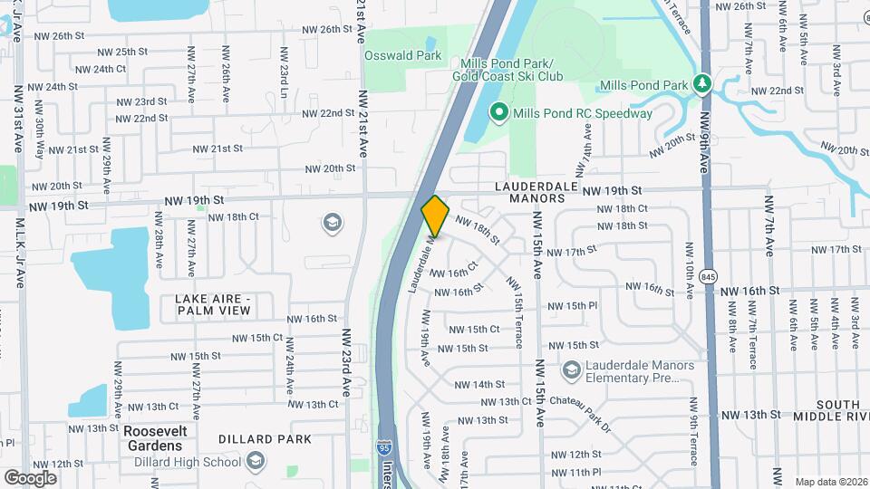 1859 Lauderdale Manor Dr Map and Location Details