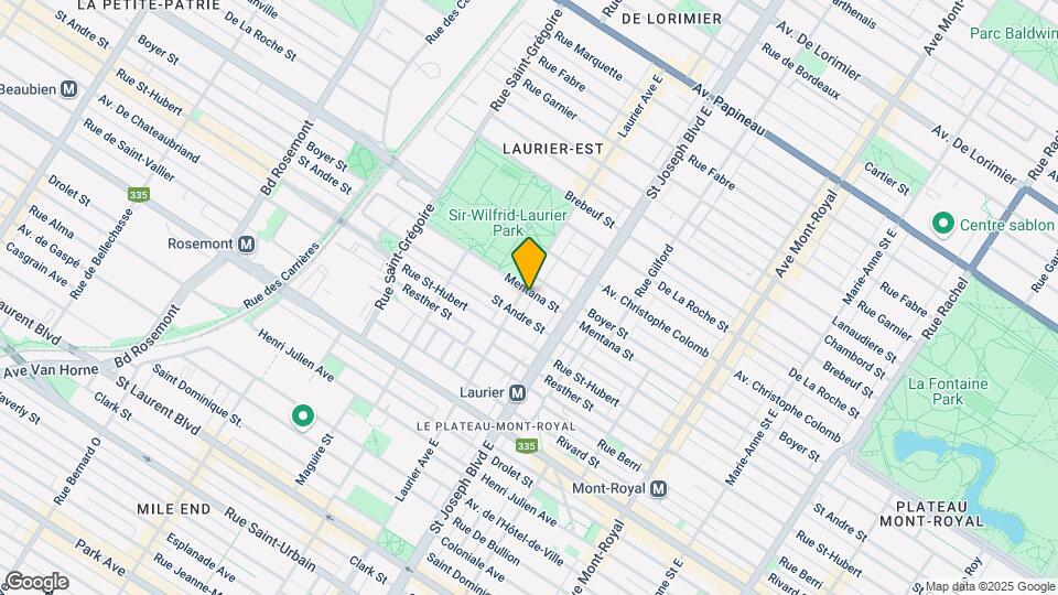 940-944 Laurier E Map and Location Details