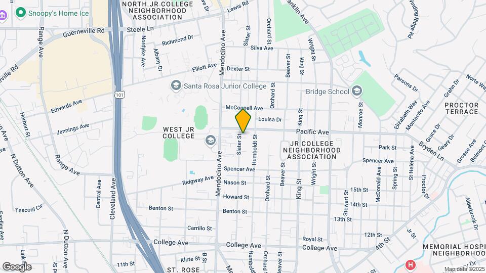 1270 Slater St Map and Location Details