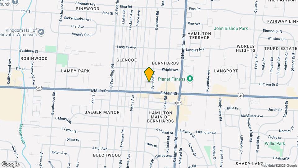 895 Bernhard Rd Mapa y Detalles de la Ubicación