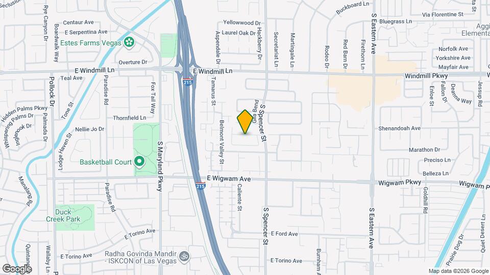 1699 Deep Spring Ave Map and Location Details