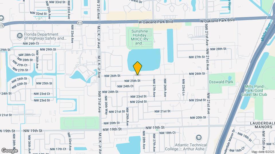 2810 NW 26th St Map and Location Details