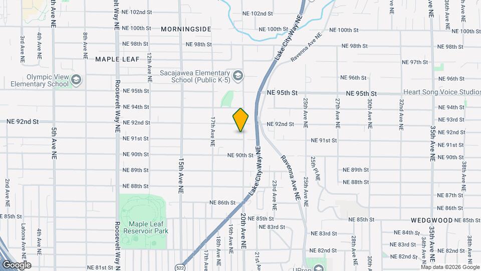 9105 20th Ave NE Map and Location Details