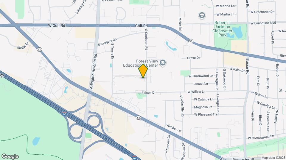 2206 S Goebbert Rd Map and Location Details