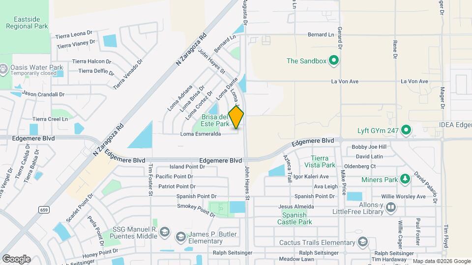 14427 Loma Esmeralda Map and Location Details