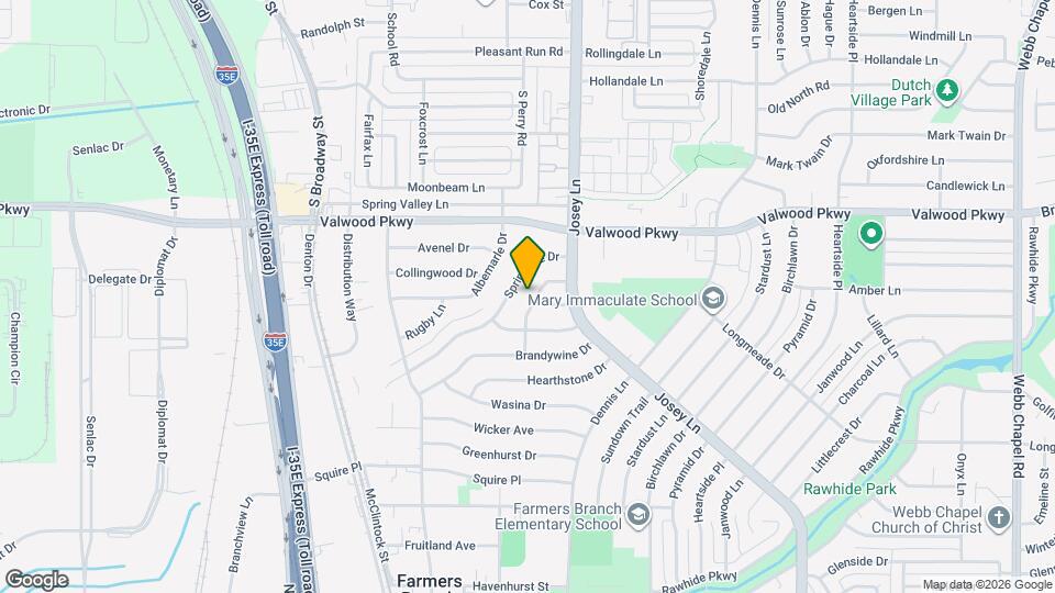 13929 Montvale Dr Map and Location Details