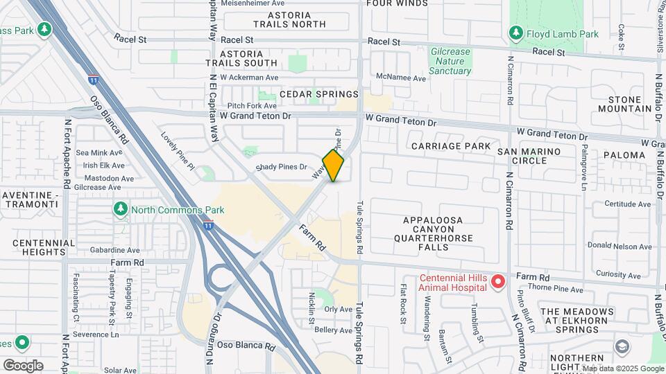 8429 Shady Pines Dr Mapa y Detalles de la Ubicación