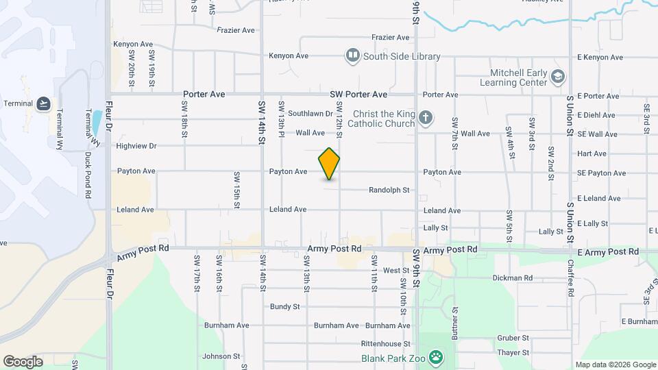 1205 Randolph St Map and Location Details