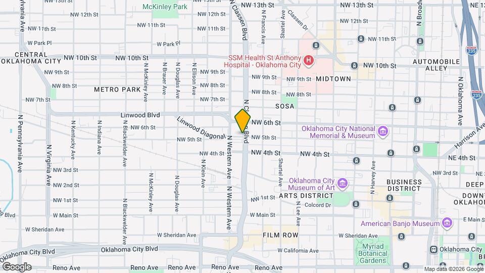 1005 NW 5th St Mapa y Detalles de la Ubicación