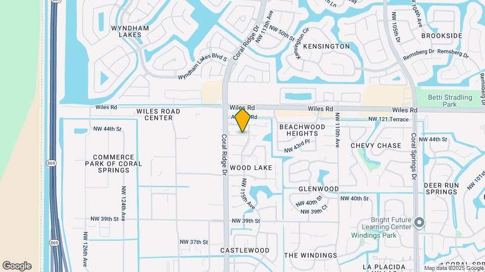 11544 NW 44th St Map and Location Details